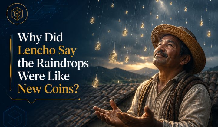 Why Did Lencho Say the Raindrops