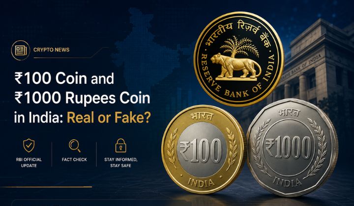 ₹100 Coin and ₹1000 Rupees Coin in India